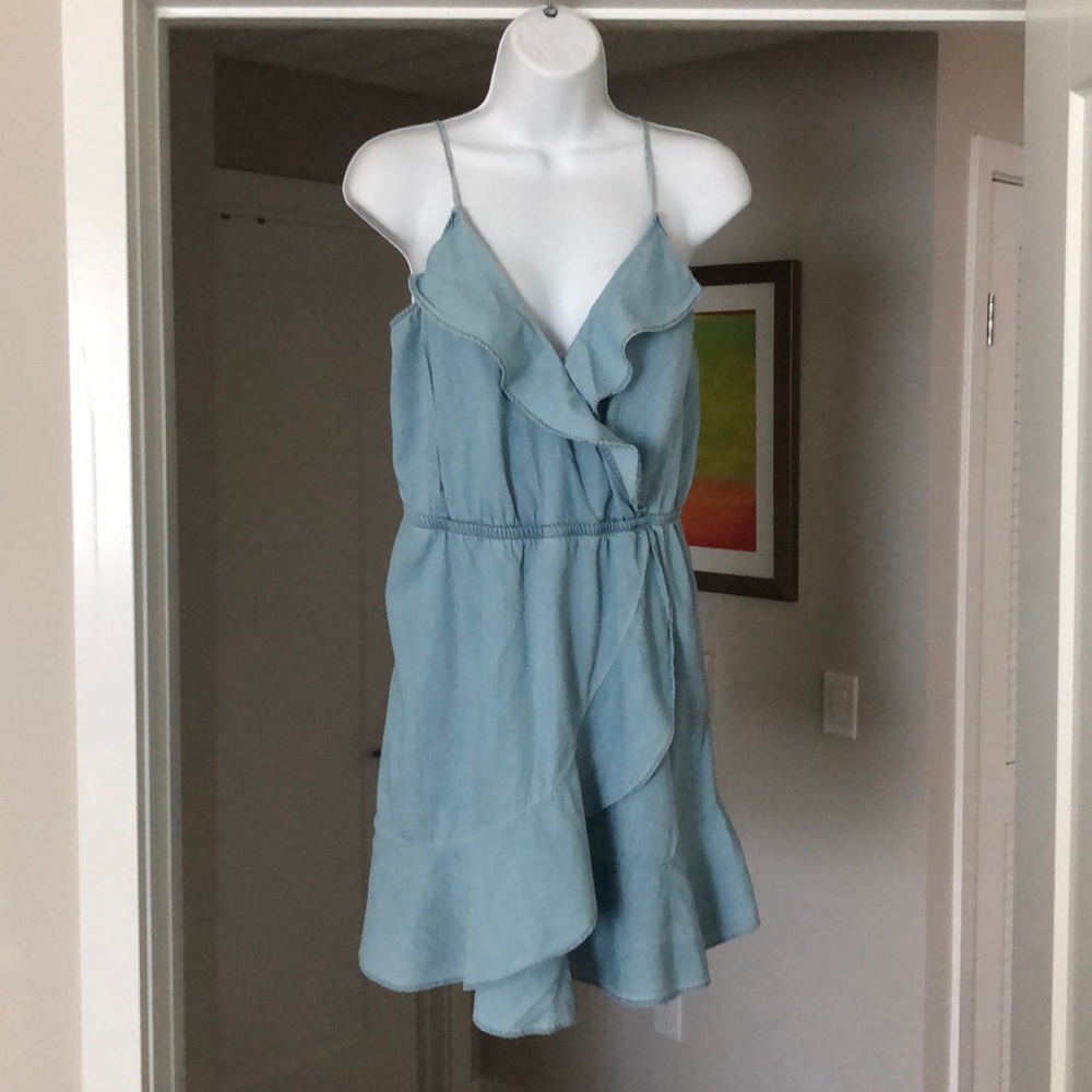 Express chambray dress